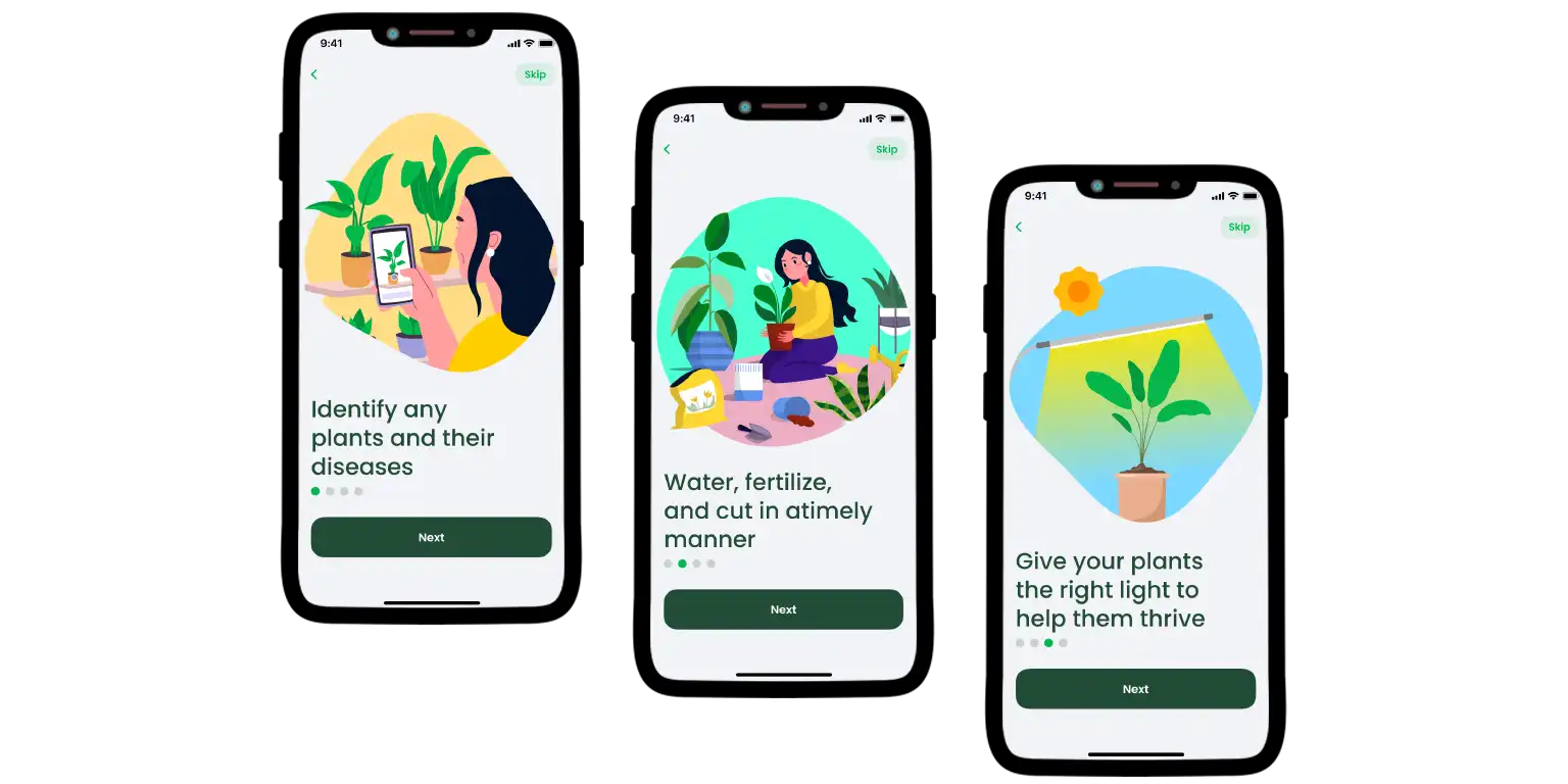 The AI Plant Finder app promo photo